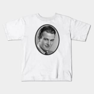 John Wayne: The Young Star Rising Kids T-Shirt